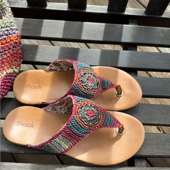 The Sak Matching Bag & Sandals Size 10 - Picture 11 of 14